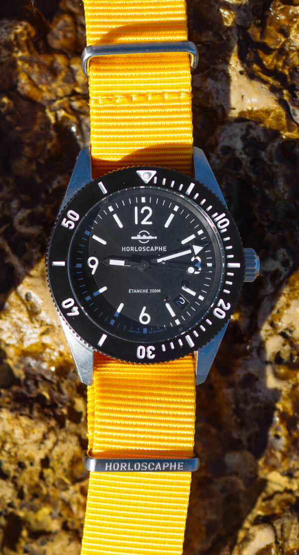 Bracelet NATO Nylon Jaune – Image 2