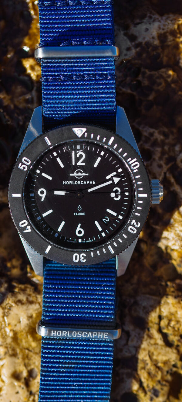 Bracelet NATO Nylon Bleu – Image 2