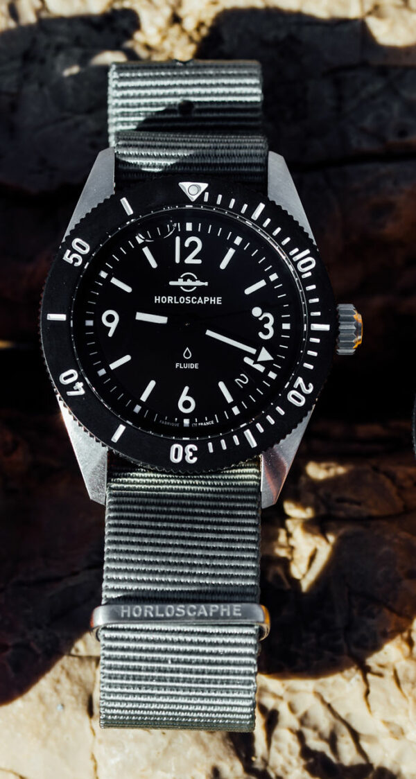 Bracelet NATO Nylon Gris – Image 5