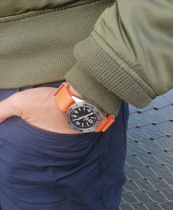 Bracelet NATO Nylon Orange – Image 7