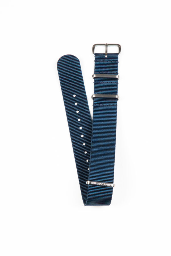 Bracelet NATO Nylon Bleu – Image 4
