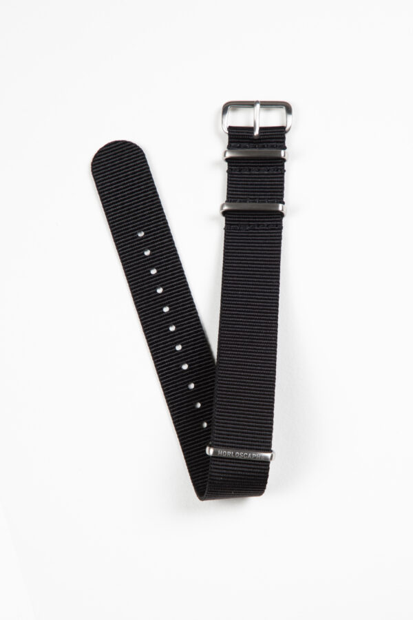 Bracelet NATO Nylon Noir – Image 6
