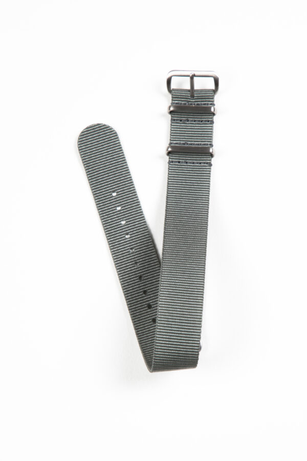 Bracelet NATO Nylon Gris – Image 6