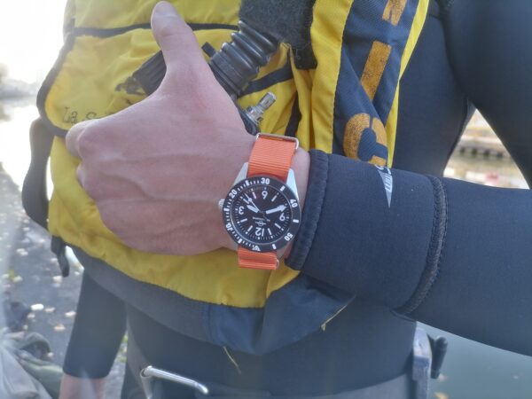 Bracelet NATO Nylon Orange – Image 4