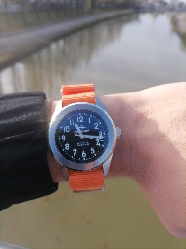 Bracelet NATO Nylon Orange – Image 3