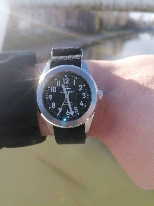 Bracelet NATO Nylon Noir – Image 4