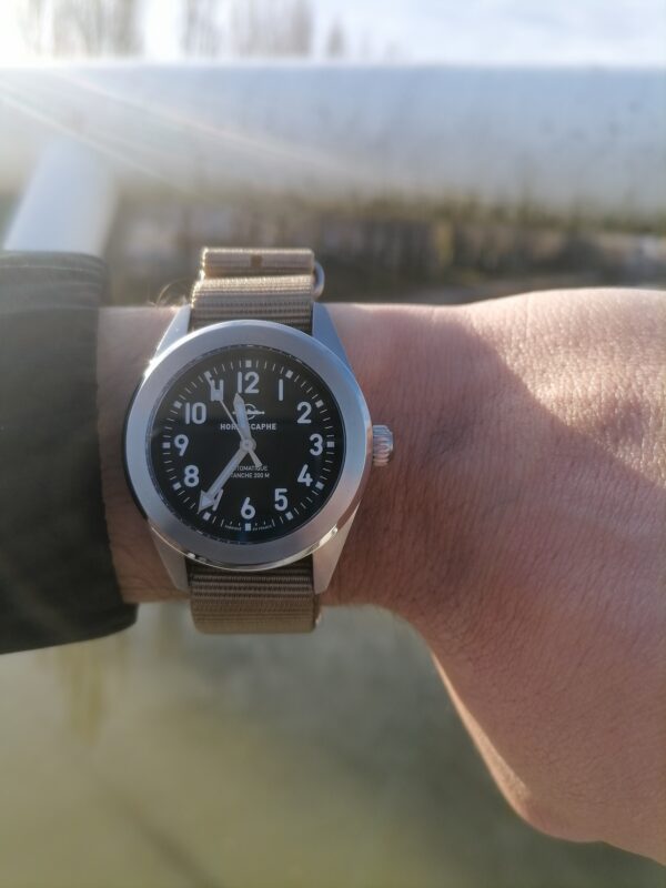 Bracelet NATO Nylon Sable – Image 4
