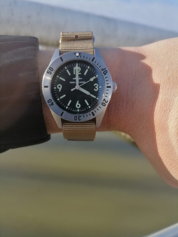 Bracelet NATO Nylon Sable – Image 3