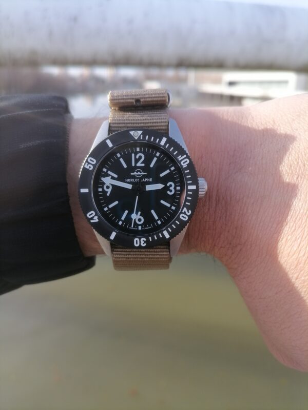 Bracelet NATO Nylon Sable – Image 2